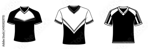 Stylish t-shirt designs featuring bold patterns and modern cuts suitable for casual wear or athletic activities
