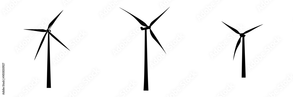 Wind turbines standing tall in a renewable energy field on a sunny day showcasing sustainable technology Wind turbines standing tall in a renewable energy field on a sunny day showcasing sustainable technology