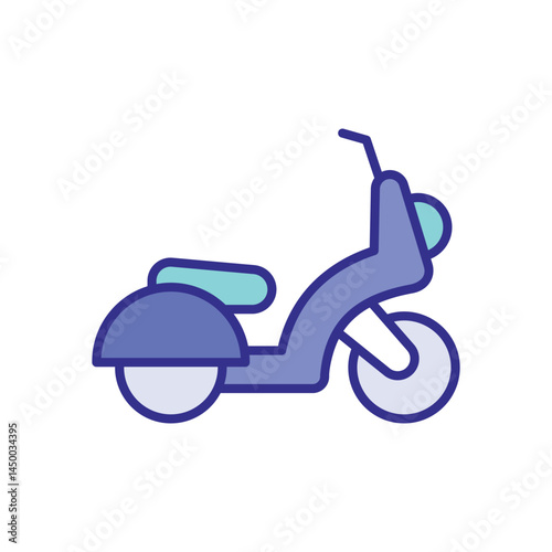 Scooter icon vector stock illustration