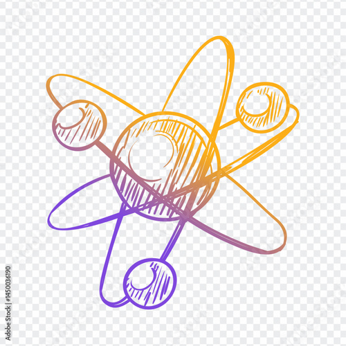Creative Hand Drawn Laboratory Glassware Chemistry Equipment  Design 