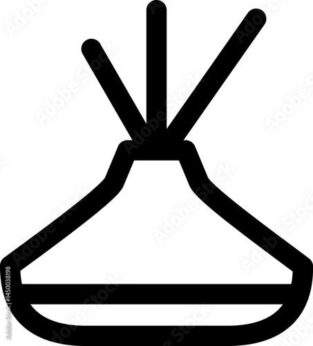 incense illustration on a white background 