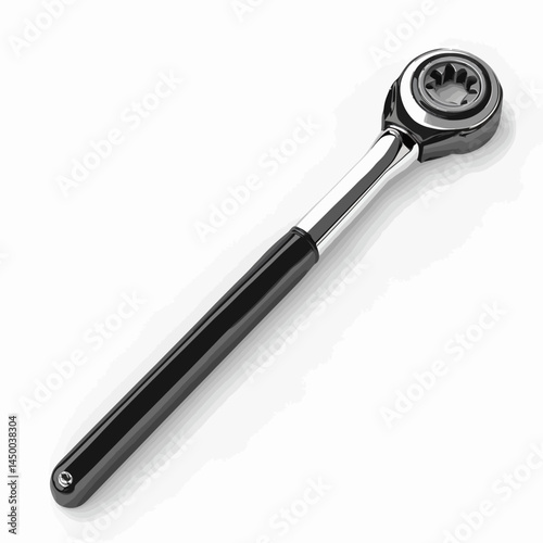 Minimal torque wrench icon sheet on white background  -  