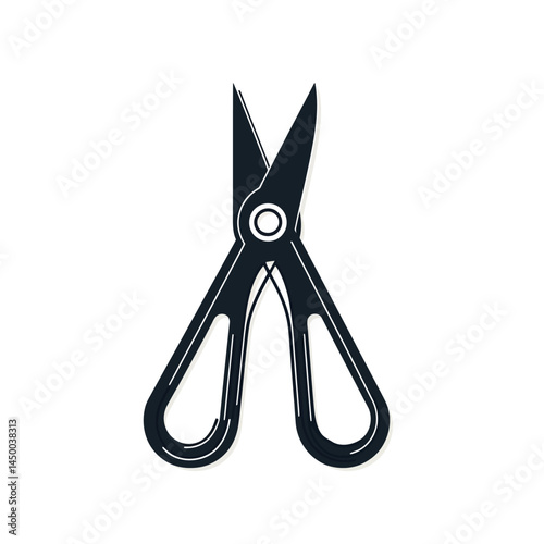Minimal wire cutter icon sheet on white background  -  