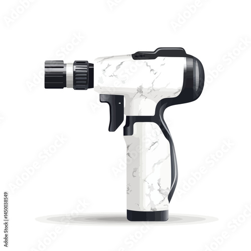 Simple drywall texture sprayer icon sheet on white background  -  