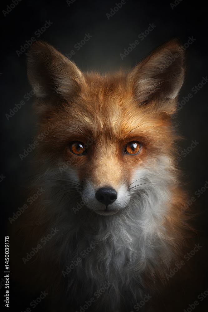 Fototapeta premium red fox vulpes