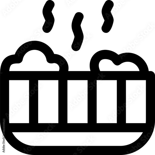 jacuzzi illustration on a white background 