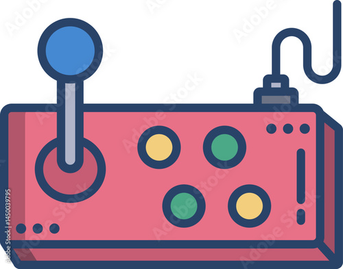 joypad illustration on a white background 
