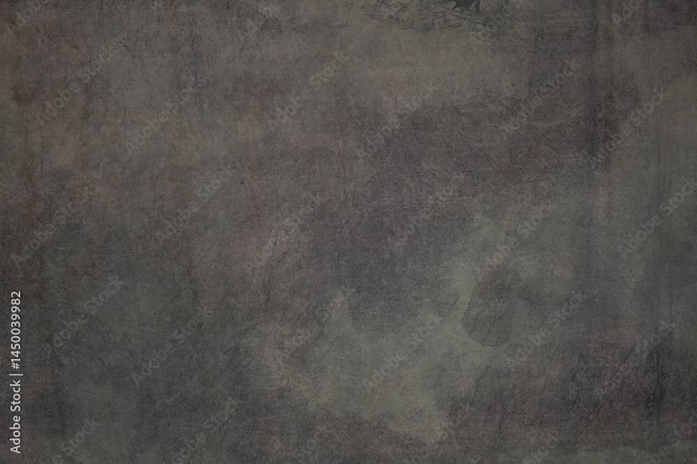 Naklejka premium Dark textured fabric background featuring subtle folds and irregular patterns. Ideal for use in design projects, providing a rich and complex backdrop for various applications.