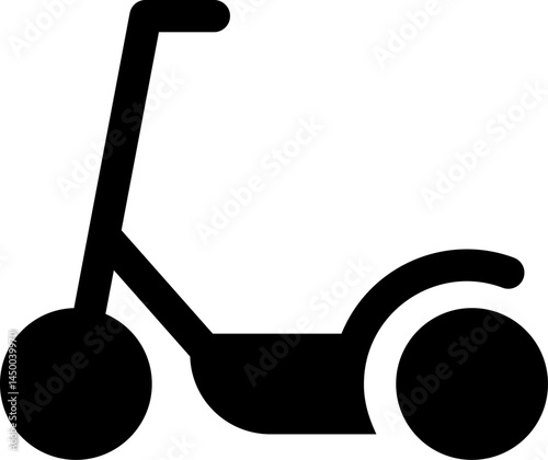 kick scooter illustration on a white background     