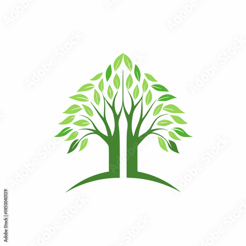 green tree vector