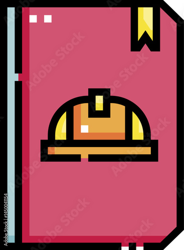 law book illustration on a white background     