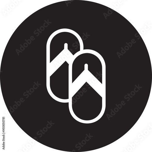 Flip Flops glyph icon