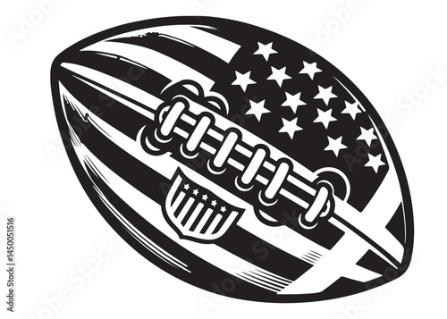 American football logo silhouette vector, American football logo icon silhouette, american football player silhouette, black silhouette of a american football silhouette vector on white background	
