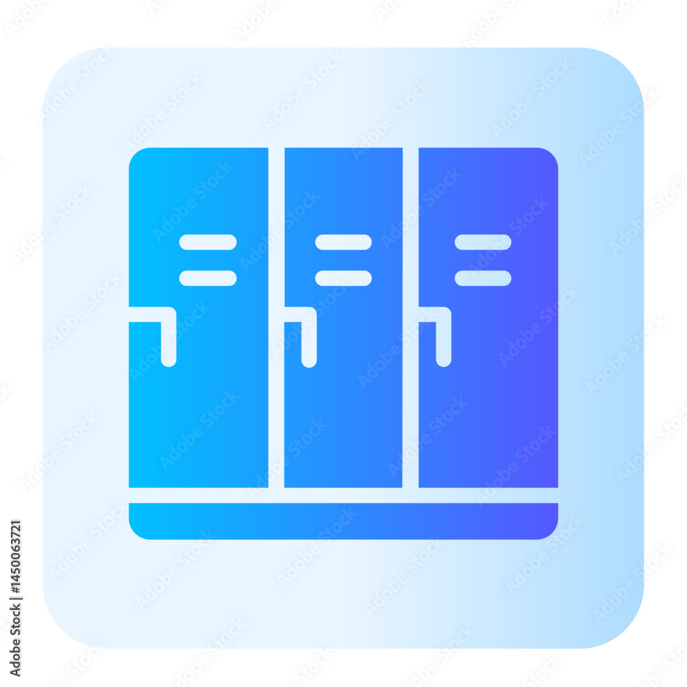 locker gradient icon locker gradient icon