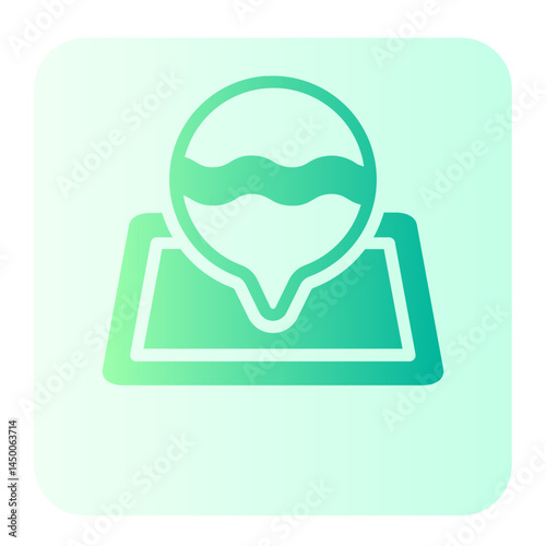 location gradient icon