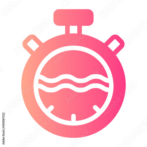 stopwatch gradient icon