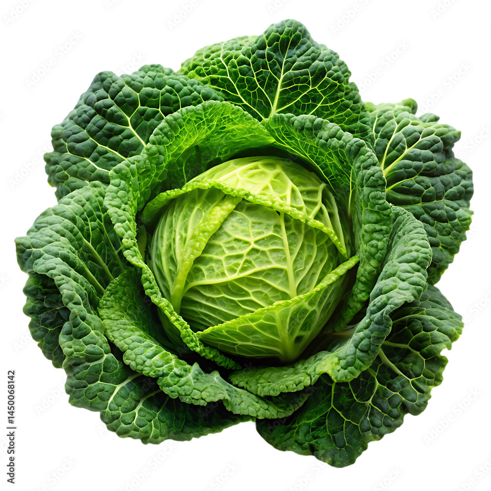 Fresh Green Savoy Cabbage Fresh Green Savoy Cabbage
