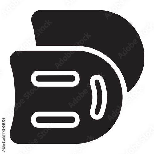 surf board glyph icon