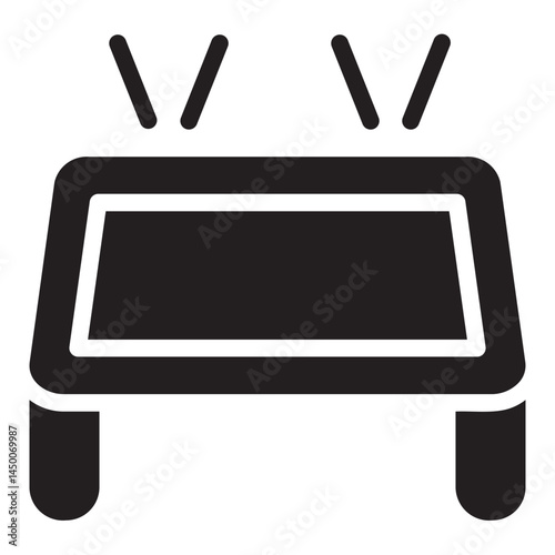 trampoline glyph icon