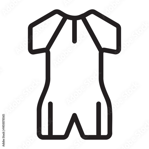 Swimsuit  line icon