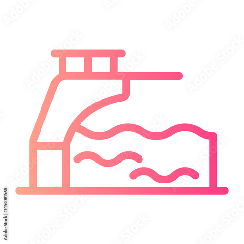 Springboard gradient icon