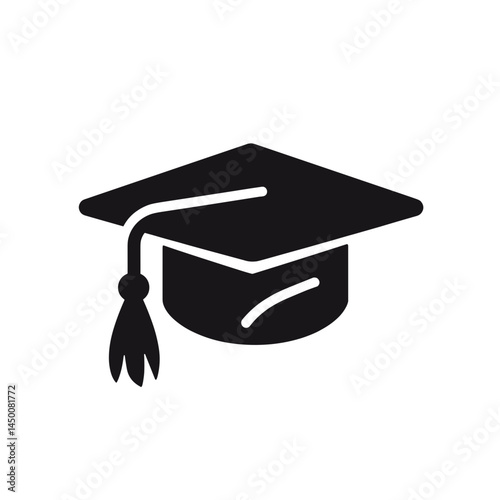 Inclusive graduation cap design with accessibility icon, education symbolism