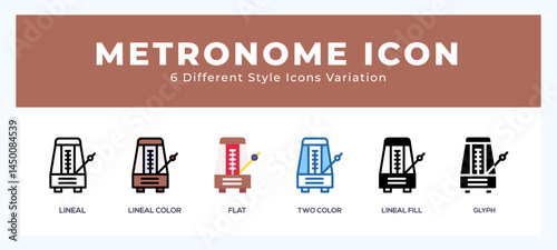 Metronome symbol. vector icon symbol. logo illustration. vector graphics