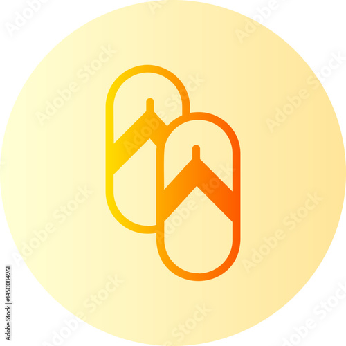 Flip Flops gradient icon