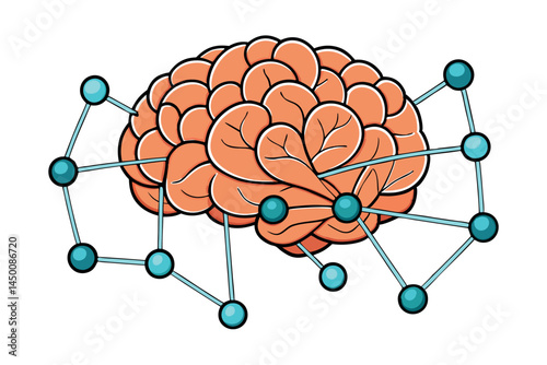 human brain constructed from various layers representing the connection between AI, neural networks, and deep learning