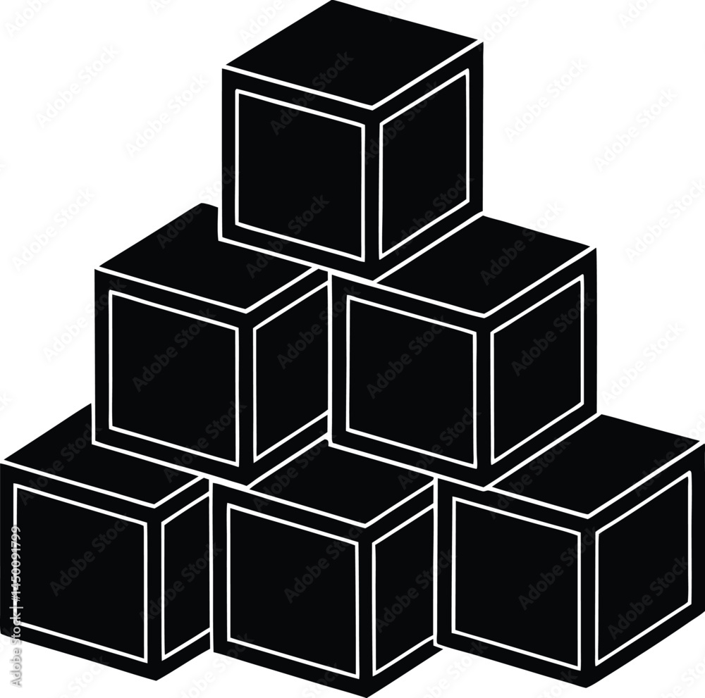 toy blocks stacked on white background toy blocks stacked on white background