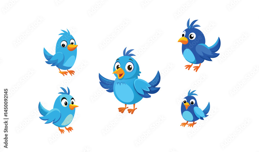 set of birds set of birds
