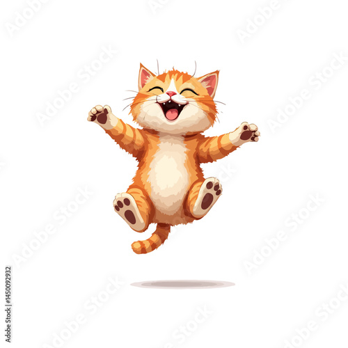 Cat cartoon vector, png