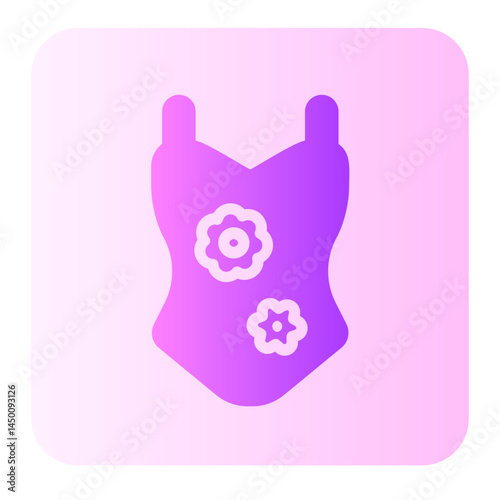 Swimsuit  gradient icon