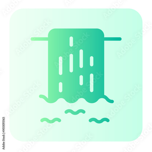 Waterfall  gradient icon