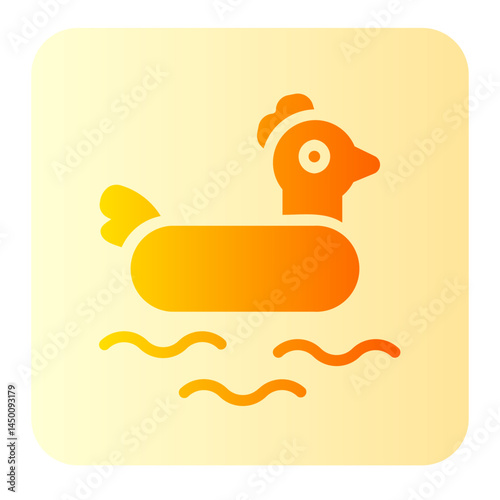Chicken  gradient icon