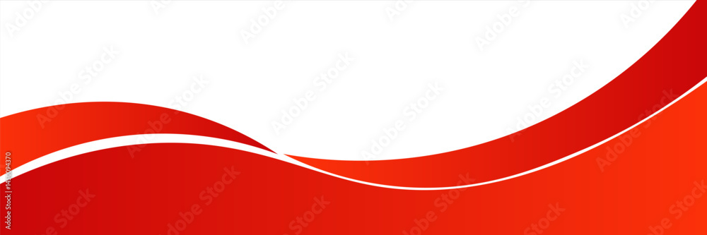 Vector red line background curve element with white space for text and message design, overlapping layers, vector Vector red line background curve element with white space for text and message design, overlapping layers, vector
