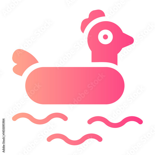 Chicken  gradient icon