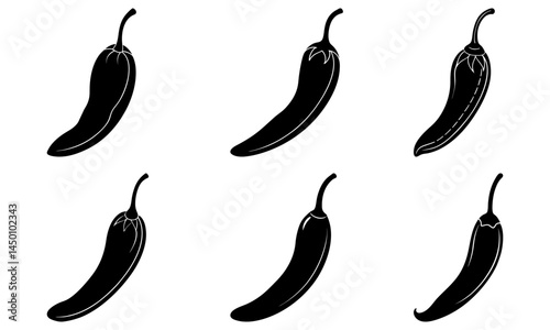 Cayenne silhouette vector