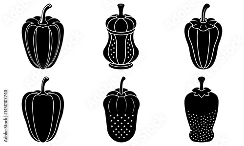 Black Pepper silhouette vector