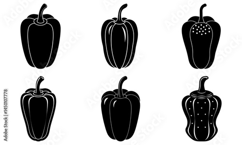 Black Pepper silhouette vector