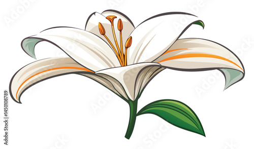 An open book with a lily and another flower symbolizes the literature and knowledge found within its pages