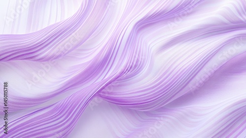 White minimalist background with delicate purple wave stripes, ideal for presentations with a serene, mysterious vibe