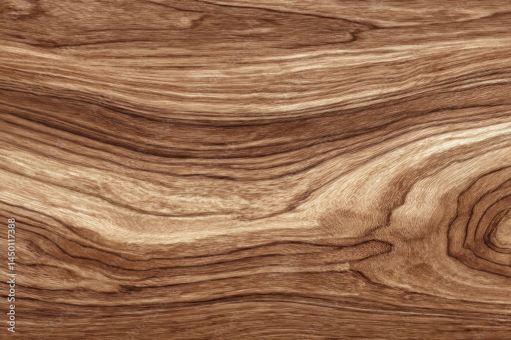 Obraz premium Elegant walnut wood grain texture for luxurious interiors, ideal for furniture, cabinetry, and flooring designs. Perfect for enhancing both rustic charm and contemporary style choices