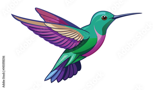 hummingbird in flight