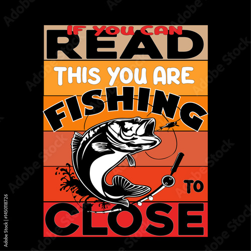 Fishing T shirt design 