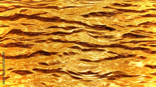 Golden rippling texture background ideal for eco-friendly design mockups and free space uses