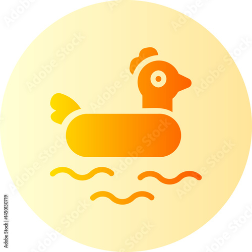 Chicken  gradient icon