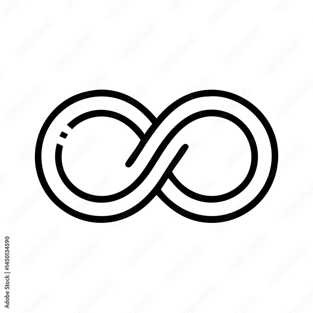 Infinity Symbol Icon for World Teachers' Day Infinity Symbol Icon for World Teachers' Day