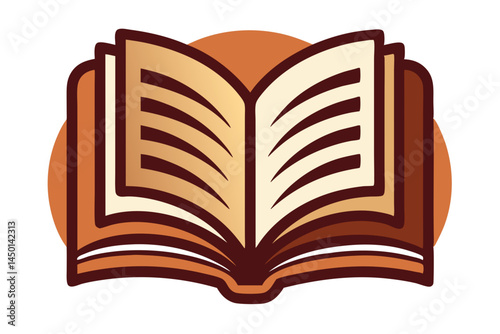 open book with bookmark