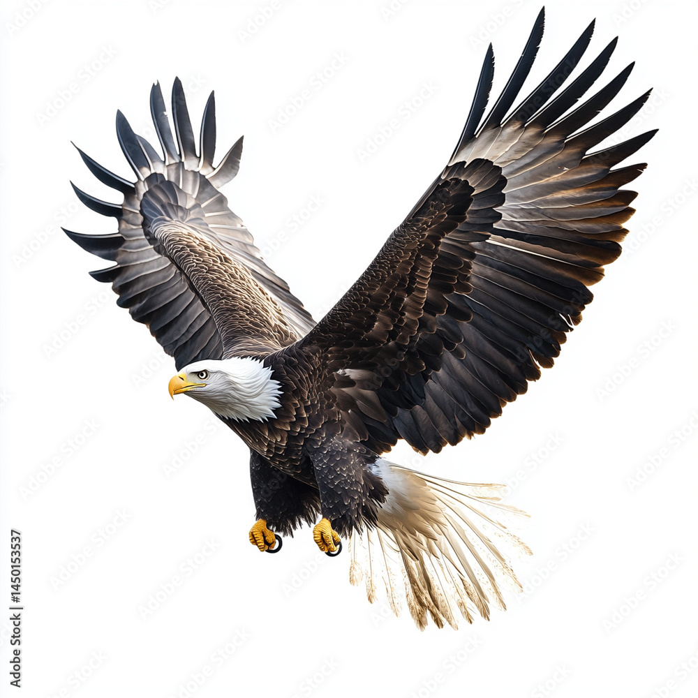 Obraz premium bald eagle in flight
